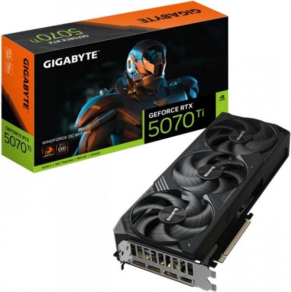 Видеокарта RTX5070Ti 16Gb Gigabyte GV-N507TWF3OC-16GD