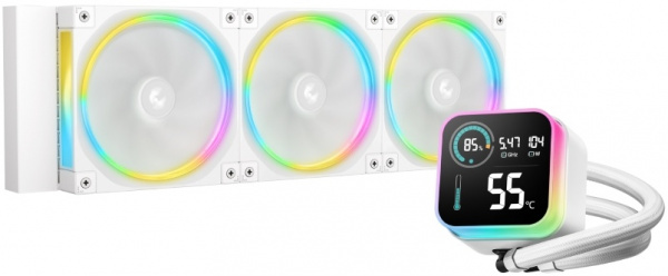 Водяное охлаждение DEEPCOOL LQ360 ULTRA WH ARGB