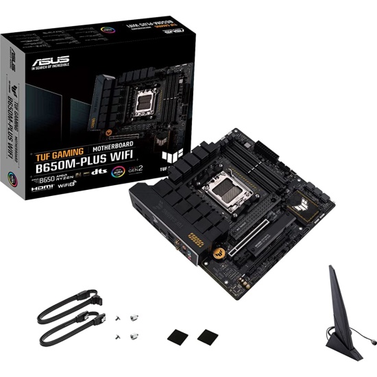 Материнская плата AM5 ASUS TUF GAMING B650M-PLUS WIFI