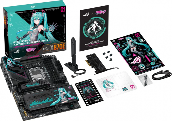 Материнская плата AM5 ASUS ROG STRIX X870E-H GAMING MIKU