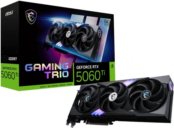 Видеокарта RTX5060Ti 8Gb MSI GAMING TRIO OC