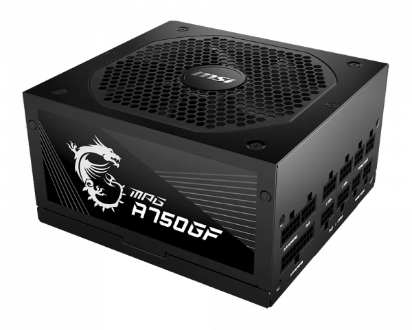 Блок питания ATX 750W MSI MPG A750GF 80 PLUS Gold