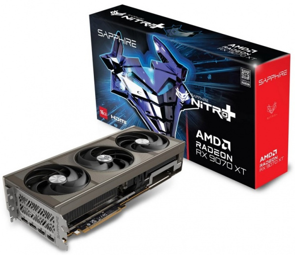 Видеокарта AMD RX9070XT 16Gb Sapphire NITRO+ 11348-01-20G