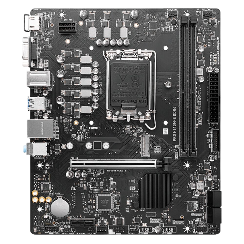 Материнская плата PRO H610M-E DDR5 2
