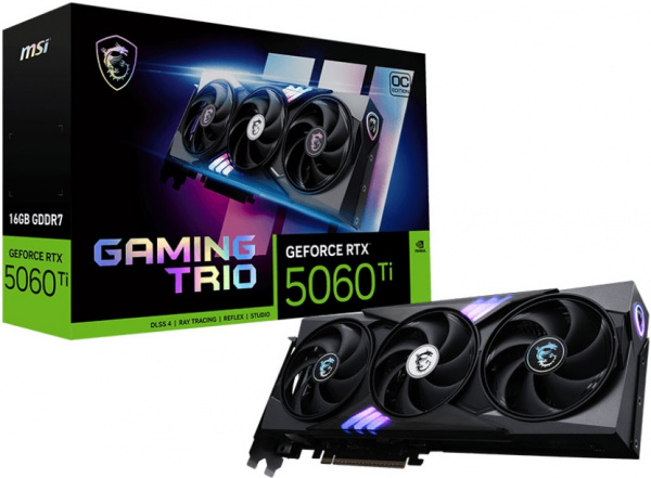 Видеокарта RTX5060Ti 8Gb MSI GAMING TRIO НК