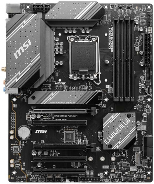 Материнская плата LGA1700 MSI B760 GAMING PLUS WIFI DDR5 WBS