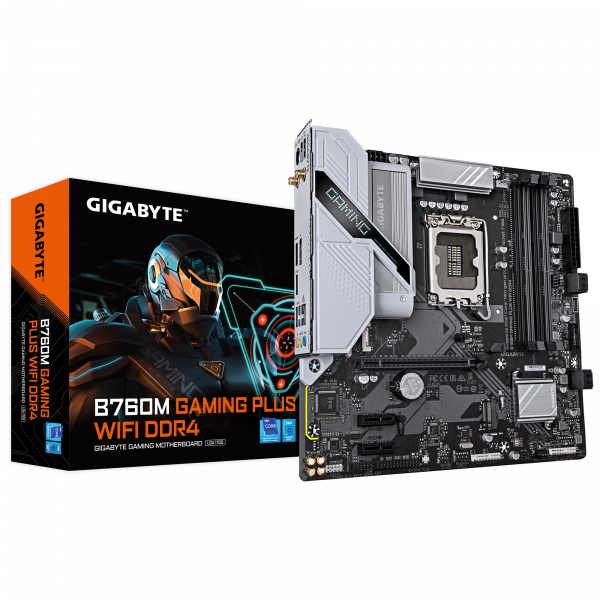 Материнская плата LGA1700 Gigabyte B760M GAMING PLUS WIFI DDR4