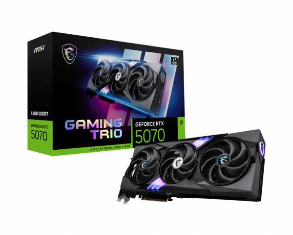 Видеокарта RTX5070 12Gb MSI GAMING TRIO OC