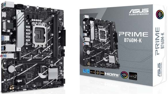 Материнская плата LGA1700 Asus PRIME B760M-K DDR5
