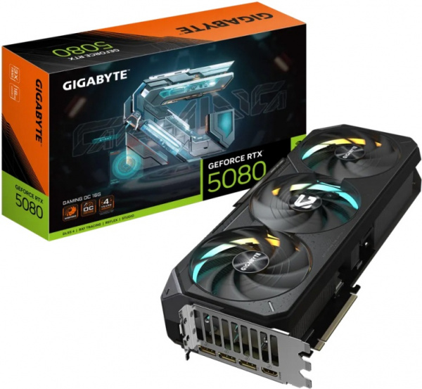 Видеокарта RTX5080 16Gb GIGABYTE GV-N5080GAMING OC-16GD