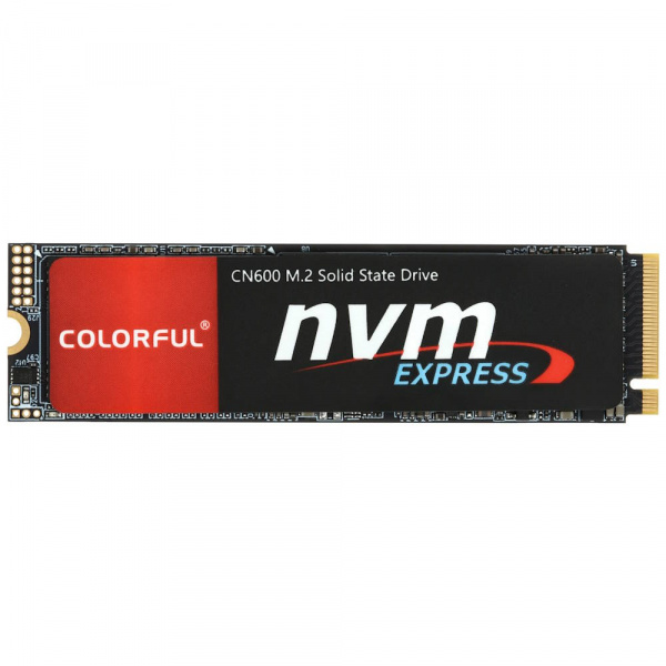 Накопитель SSD M.2 256GB Colorful CN600 NVMe, 1600/900, 3D NAND