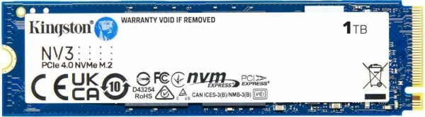 Накопитель SSD M.2 1TB Kingston NV3 SNV3S/1000G BS