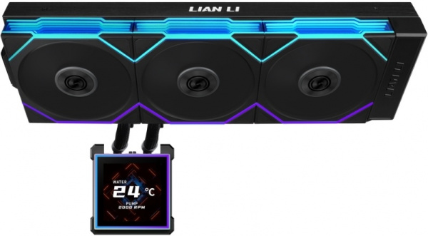 Водяное охлаждение Lian Li HydroShift II LCD-S 360TL (G89.GHS2LCDS36TB.R0)