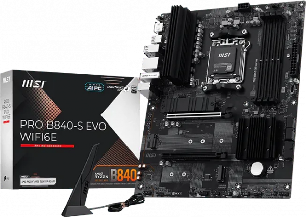Материнская плата AM5 MSI PRO B840-S EVO WIFI6E