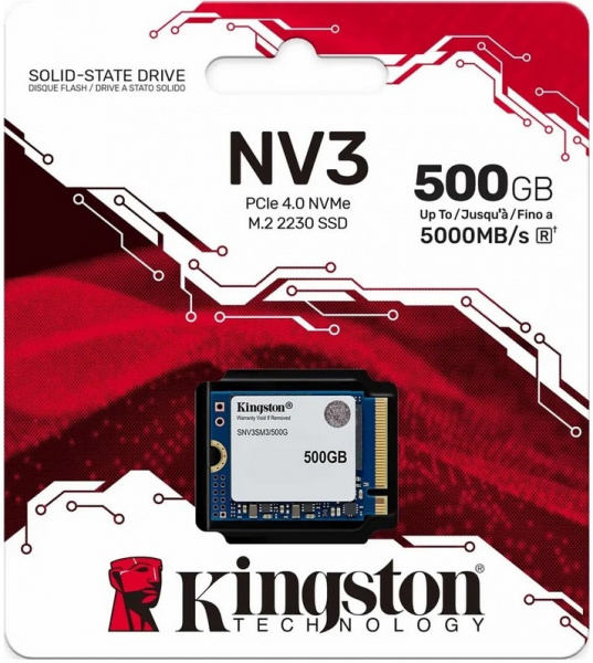 Накопитель SSD M.2 500Gb Kingston NV3 SNV3SM3/500G