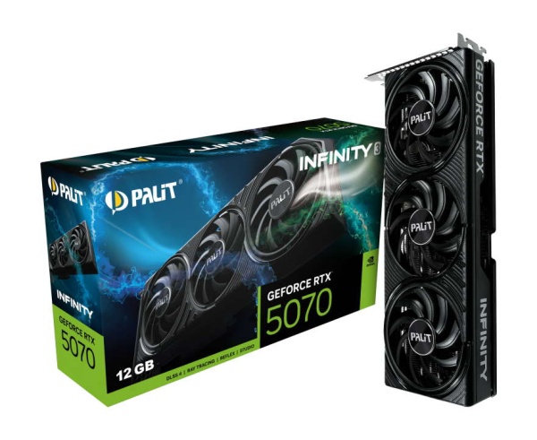 Видеокарта RTX5070 12Gb Palit INFINITY3 NE75070019K9-GB2050S BS
