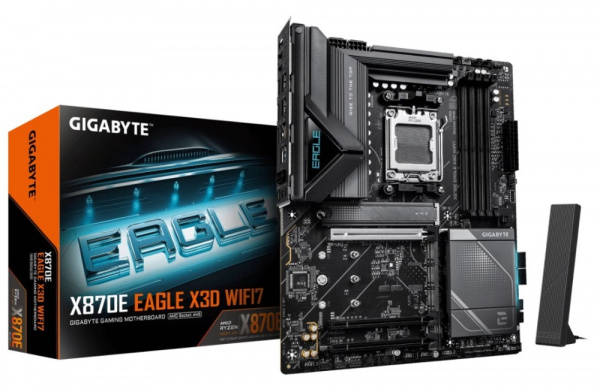 Материнская плата AM5 GIGABYTE X870E EAGLE X3D WIFI7 BS