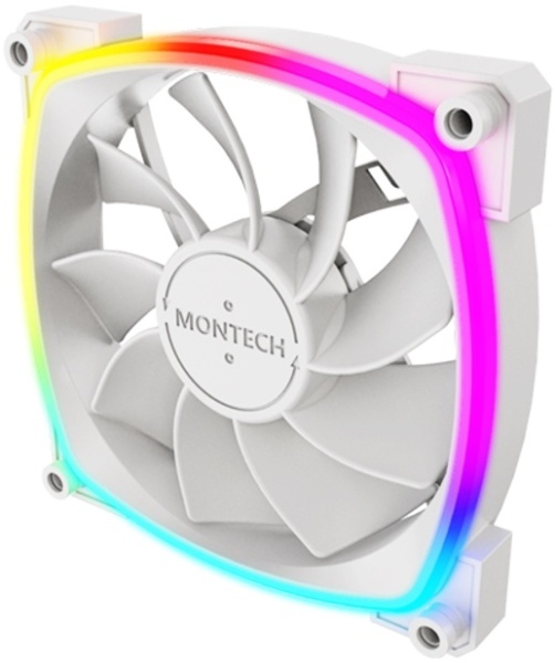 Реверсный вентилятор Montech RX120 PWM Reverse White / RX120W