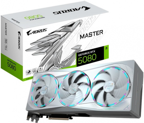 Видеокарта RTX5080 16Gb GIGABYTE GV-N5080AORUSM ICE-16GD