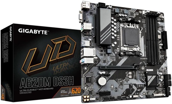 Материнская плата AM5 Gigabyte A620M DS3H DDR5