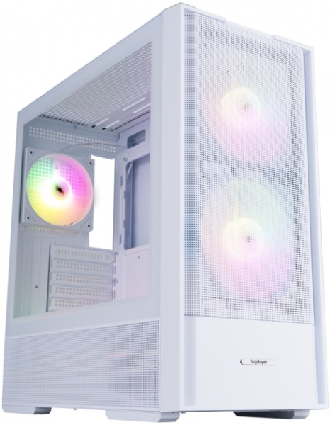 Корпус 1STPLAYER AU7 ARGB White / AU7-WH-2FA7-14-W-2FA7R-W-1FA7-W