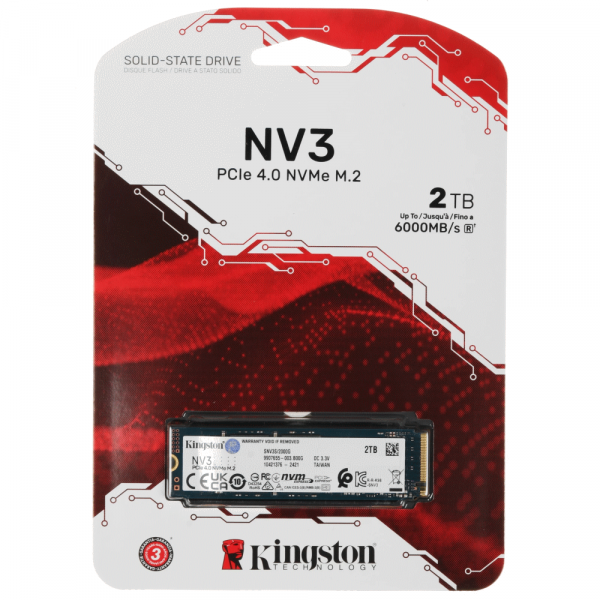 Накопитель SSD M.2 2TB Kingston NV3 SNV3S/2000G BS