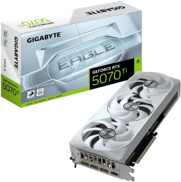 Видеокарта RTX5070Ti 16Gb Gigabyte GV-N507TEAGLEOC ICE-16GD 1.0
