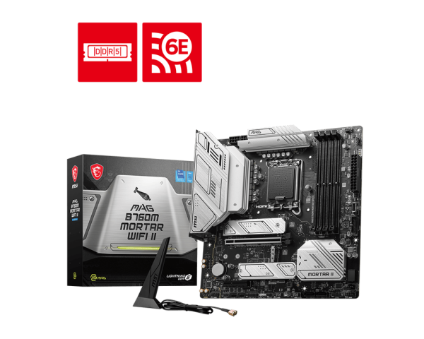 Материнская плата LGA1700 MSI MAG B760M MORTAR WIFI II DDR5