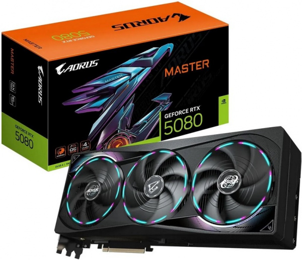 Видеокарта RTX5080 16Gb GIGABYTE GV-N5080AORUS M-16GD