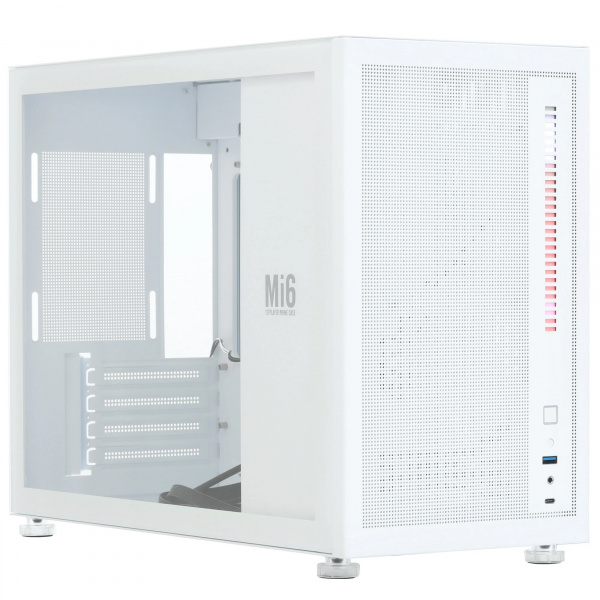 Корпус 1STPLAYER MIKU Mi6 White / mATX / Mi6-WH
