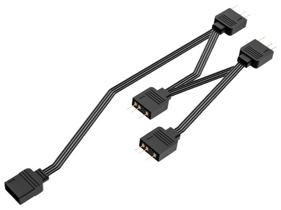 Кабель-разветвитель 1/4 ID-COOLING FS-04 ARGB (160шт/кор, 5V, 3 pin) Retail