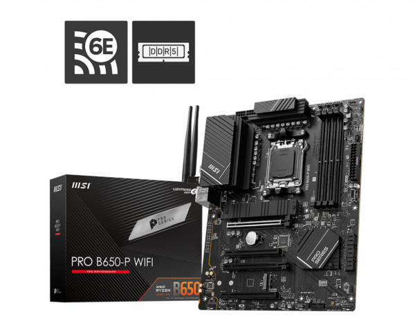 Материнская плата AM5 MSI PRO B650-P WIFI