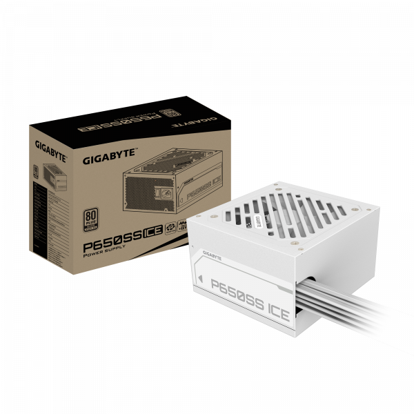 Блок питания 650W Gigabyte P650SS ICE 80+ SILVER ATX 3.0 White