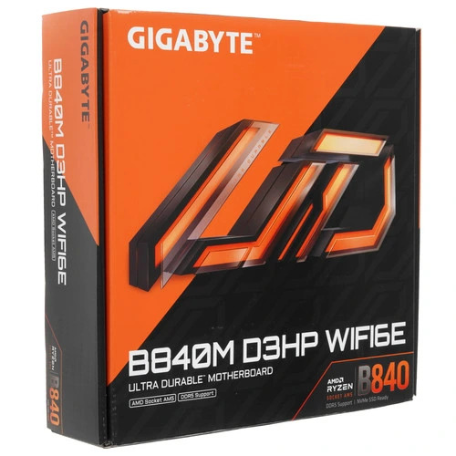 Материнская плата AM5 Gigabyte B840M D3HP WIFI6E