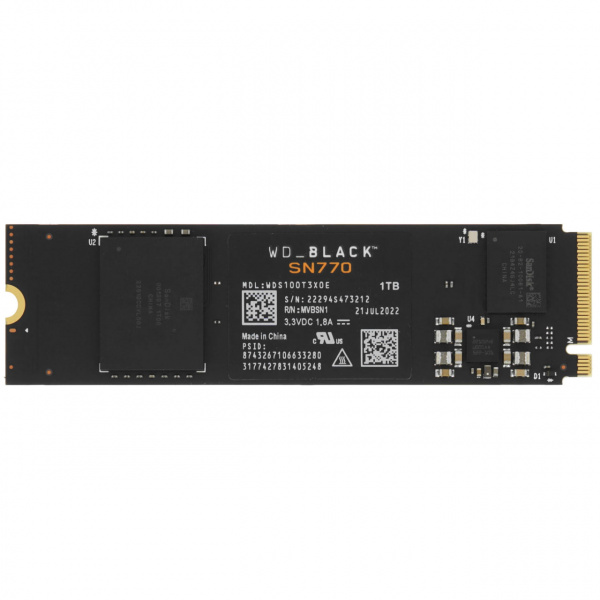 Накопитель SSD M.2 1Tb WD SN770 WDS100T3X0E