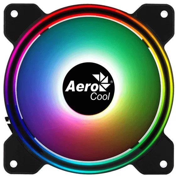 Вентилятор Aerocool Saturn 12F ARGB (120мм, 19.6 dB, 1000rpm, 6pin, подсветка) RTL