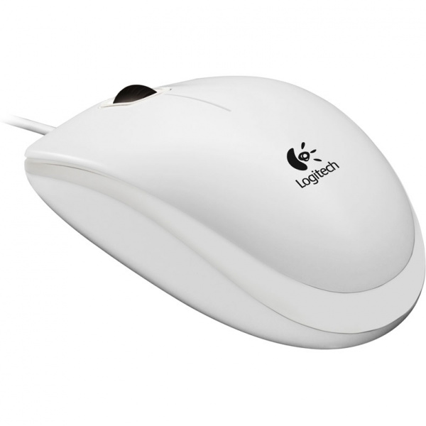Мышь Logitech Mouse B100 White