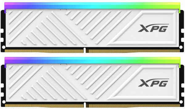 Модуль памяти DDR4 16GB (2x8Gb) 3200Mhz ADATA AX4U32008G16A-DTWHD35G Spectrix D35 RGB White BS