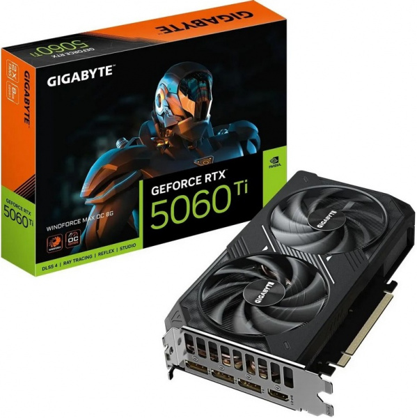 Видеокарта RTX5060Ti 8Gb Gigabyte GV-N506TWF2MAX OC-8GD