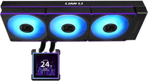 Водяное охлаждение Lian Li HydroShift II LCD-S 360CL (G89.GHS2LCDS36CB.R0)