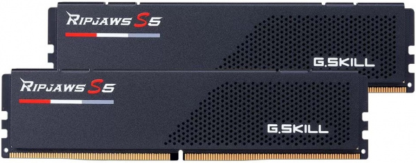 Модуль памяти DDR5 32Gb (2x16Gb) 6000Mhz G.Skill F5-6000J3636F16GX2-RS5K RIPJAWS S5 Black