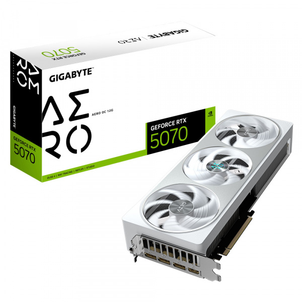 Видеокарта RTX5070 12Gb Gigabyte GV-N5070AERO OC-12GD НК