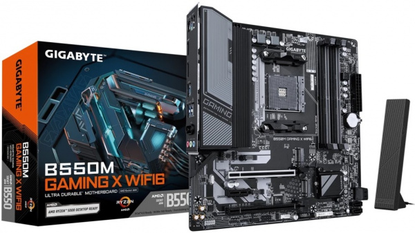 Материнская плата AM4 Gigabyte B550M GAMING X WIFI6