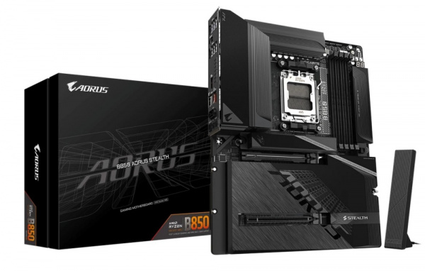 Материнская плата AM5 GIGABYTE B850 AORUS STEALTH