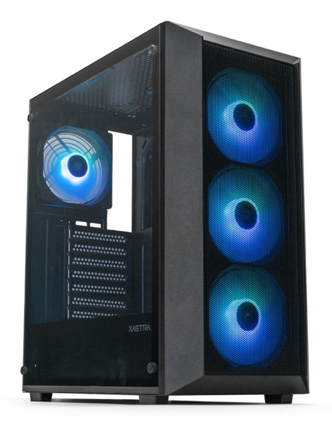 Корпус XASTRA A406 4ARGB Black / A406-4FC12A