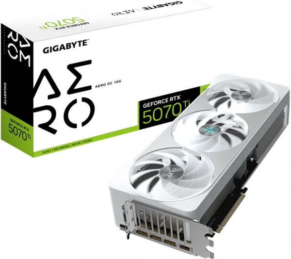 Видеокарта RTX5070Ti 16Gb Gigabyte GV-N507TAERO OC-16GD 1.0 НК