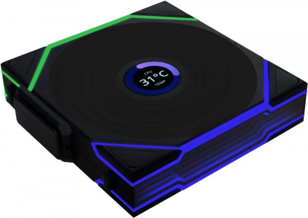 Вентилятор Lian Li UNI FAN TL WIRELESS LCD 120 Reverse Blade Back (G99.12RTLLCD1W1B.R0)
