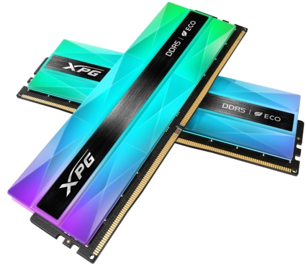 Модуль памяти DDR5 32GB (2x16Gb) 8000MHz ADATA LANCER NEON RGB AX5U8000C3816G-DCLANRSG