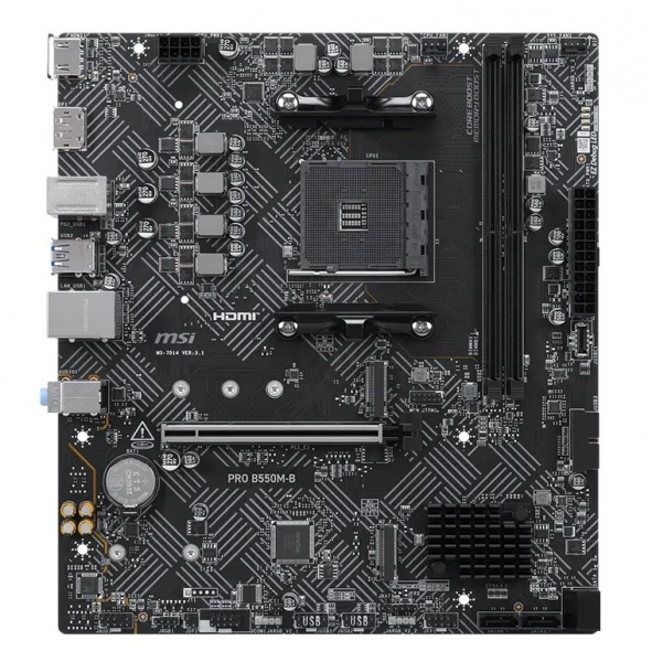Материнская плата AM4 MSI PRO B550M-B