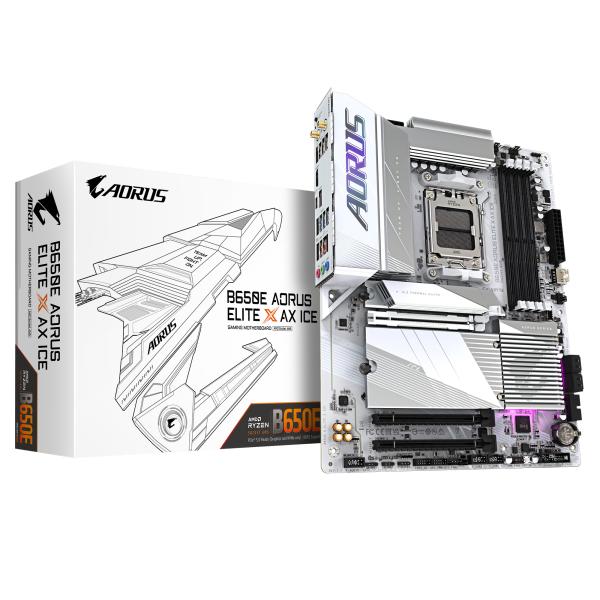 Материнская плата AM5 Gigabyte B650E AORUS ELITE X AX ICE